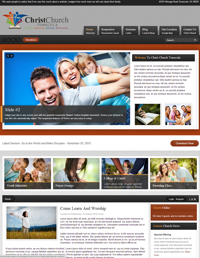 Web Design by Wordpress Webmaster for Tapestry Productions Inc | Design #1291355