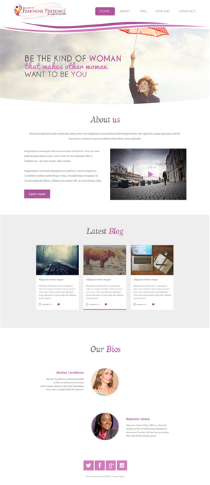 Web Design by Lauren for this project | Design: #4428455