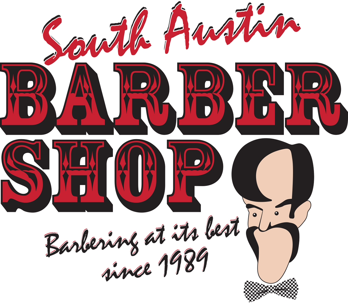 Logo Design by rj holl Art Directions for South Austin Barber Shop | Design #4422514