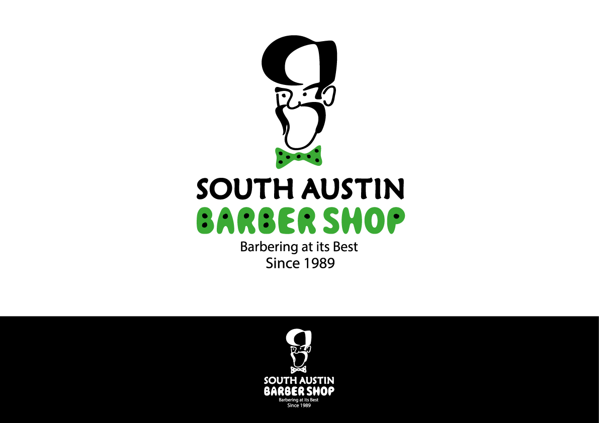 Logo-Design von Oleksiy für South Austin Barber Shop | Design #4411589