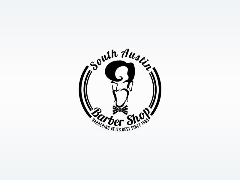 Diseño de Logo por Hypergraph® para South Austin Barber Shop | Diseño #4437410