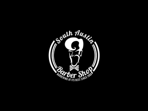 Logo Design by Hypergraph® for South Austin Barber Shop | Design #4437413