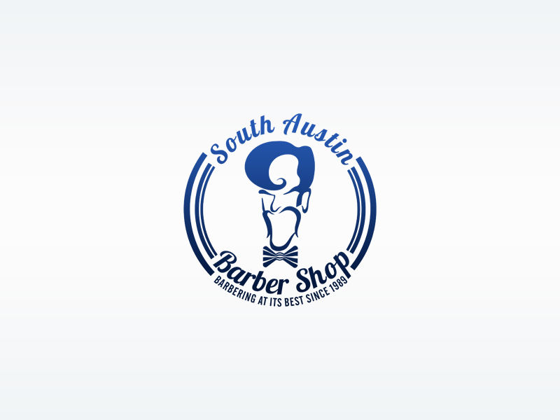 Logo-Design von Hypergraph® für South Austin Barber Shop | Design #4466584