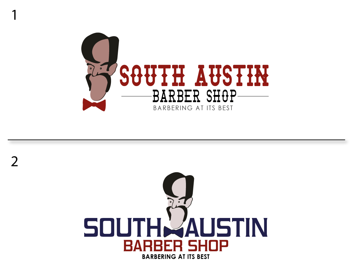Logo Design by fidesign for South Austin Barber Shop | Design #4396626