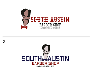 Logo-Design von fidesign für South Austin Barber Shop | Design: #4396626