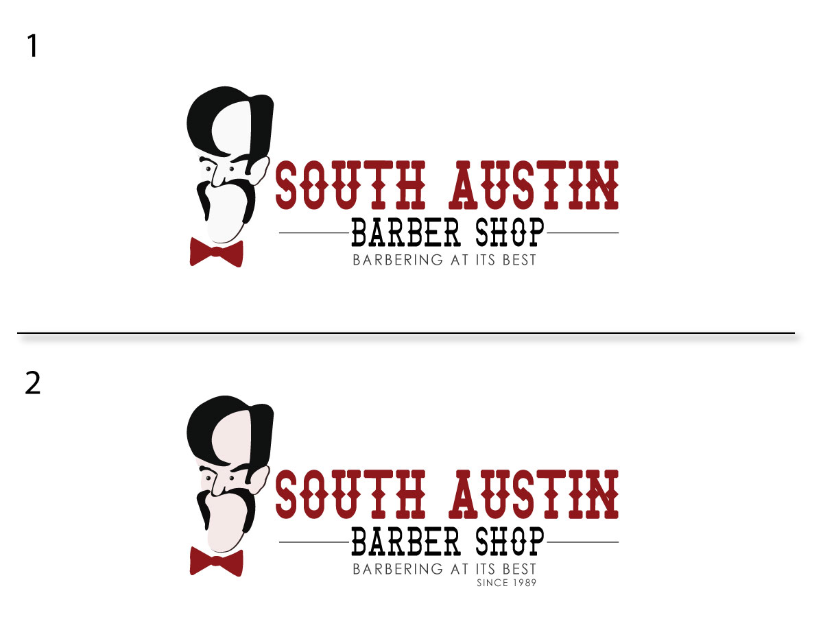 Logo-Design von fidesign für South Austin Barber Shop | Design #4440322