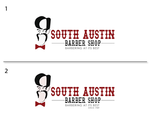 Logo-Design von fidesign für South Austin Barber Shop | Design: #4463445