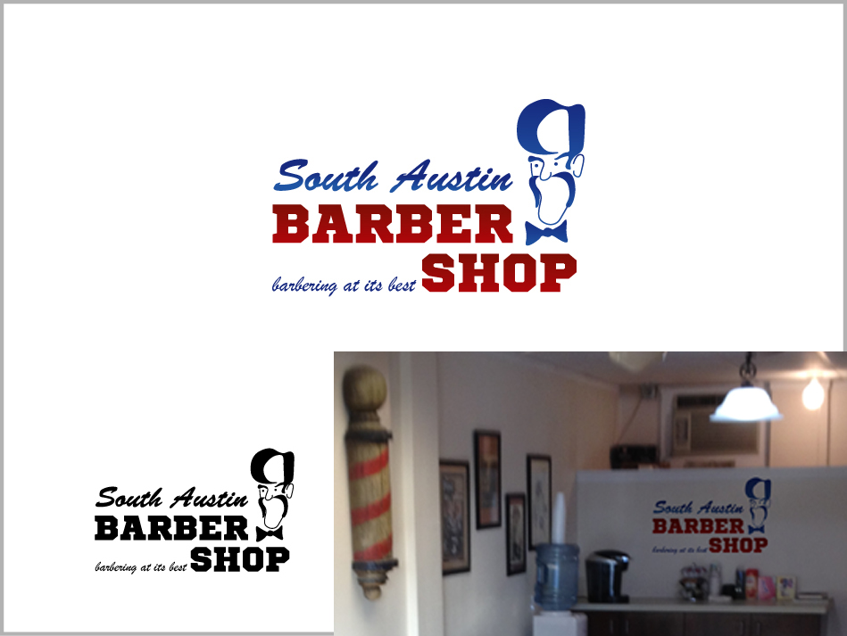 Logo-Design von Titudesign für South Austin Barber Shop | Design #4398844