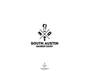 Logo-Design von MrBranding für South Austin Barber Shop | Design: #4389410