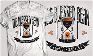 T-shirt Design by BuntarBG for THE BLESSED BEAN | Design: #4449420