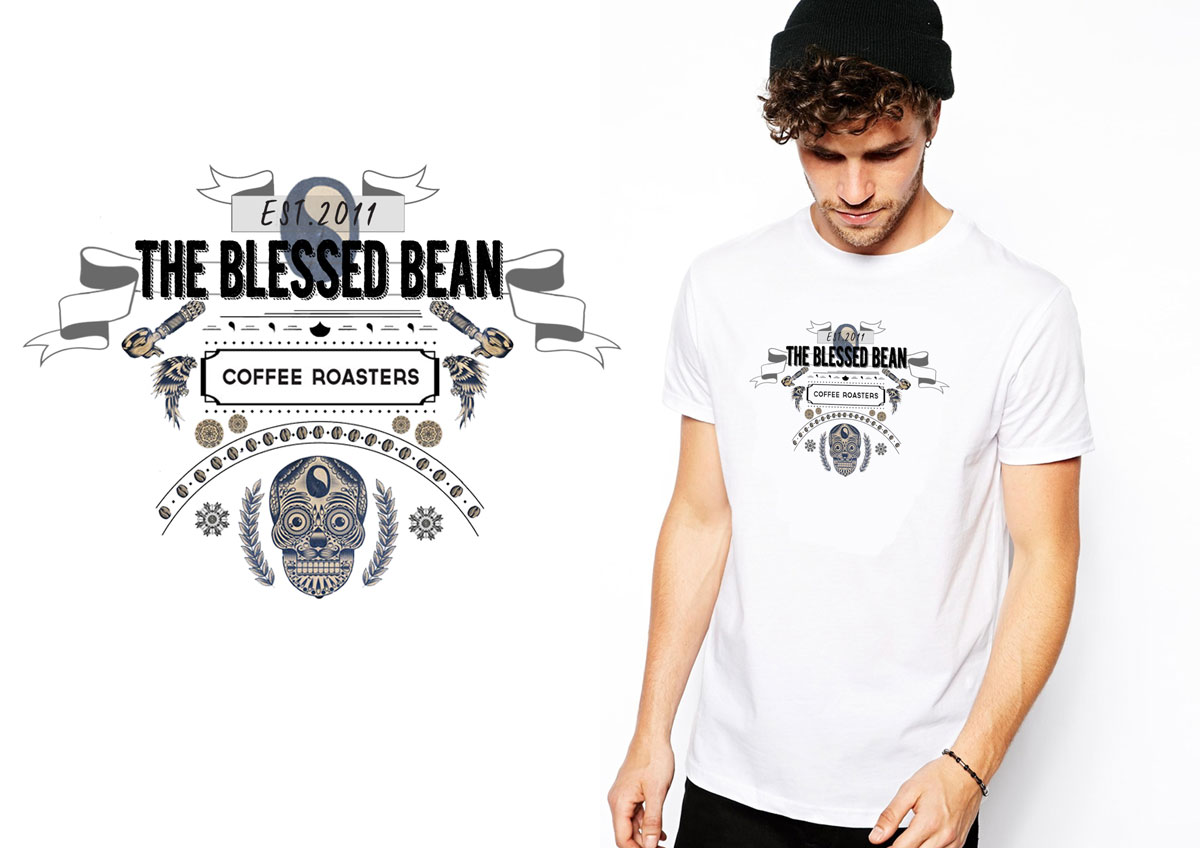 Diseño de Camiseta por EGD Designs para THE BLESSED BEAN | Diseño #4432382