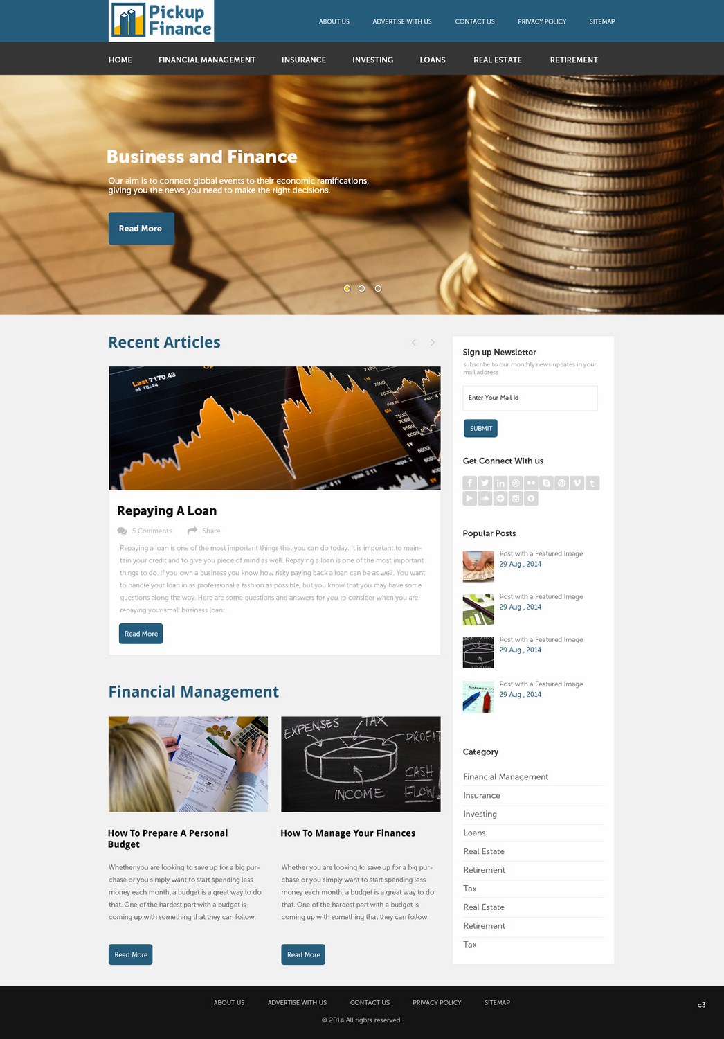 Wordpress Design by pb for Smartidea | Design #4410875