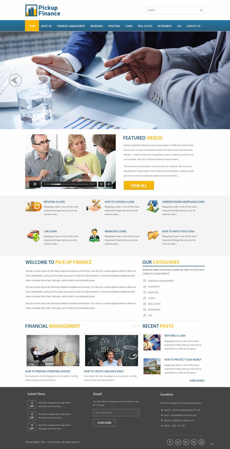 Wordpress Design by pb for Smartidea | Design #4410893