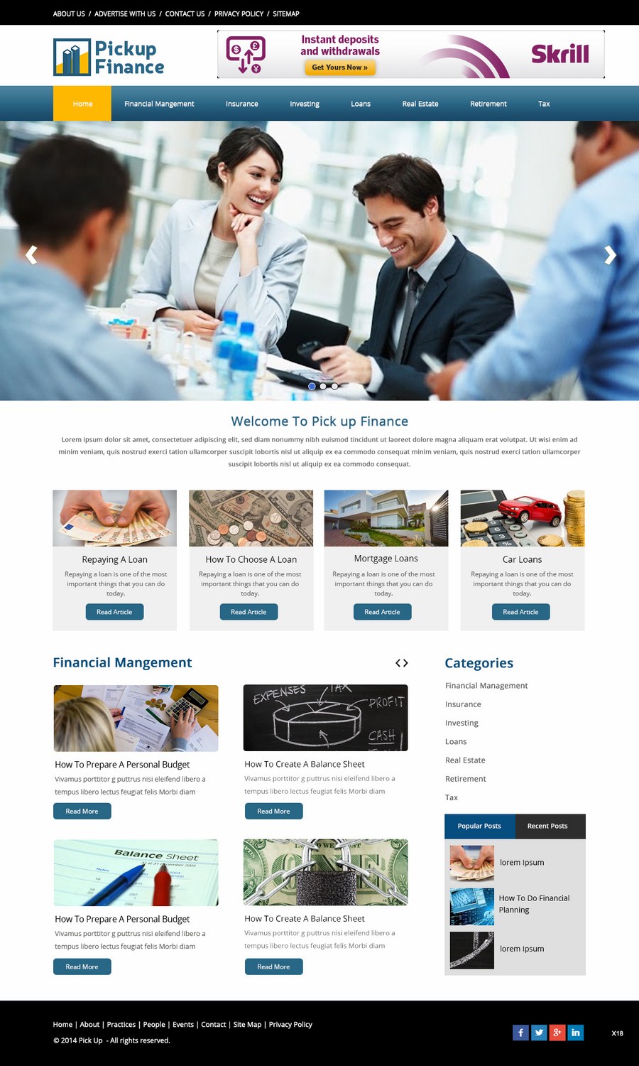 Wordpress Design by pb for Smartidea | Design #4410897