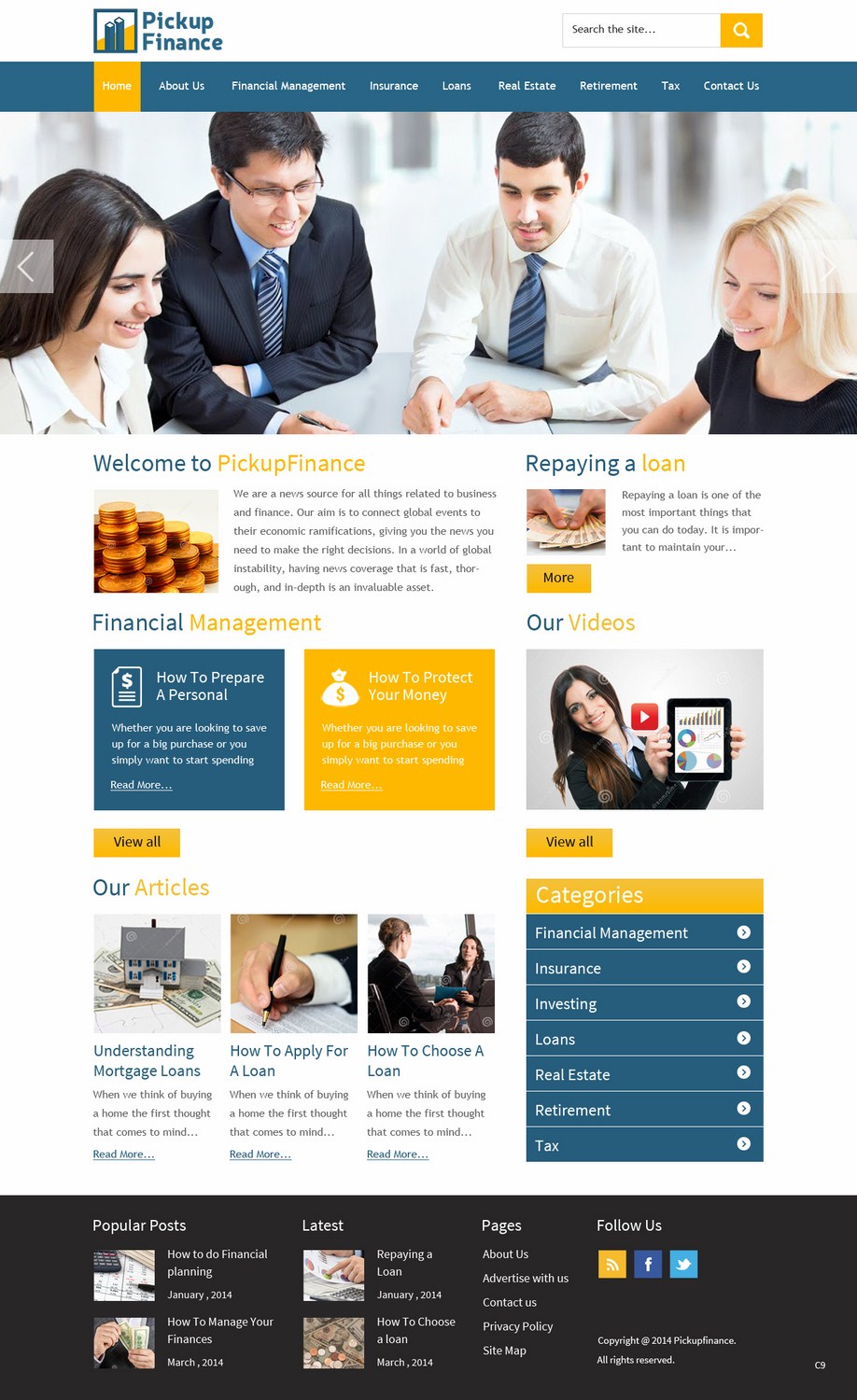 Wordpress Design by pb for Smartidea | Design #4410899