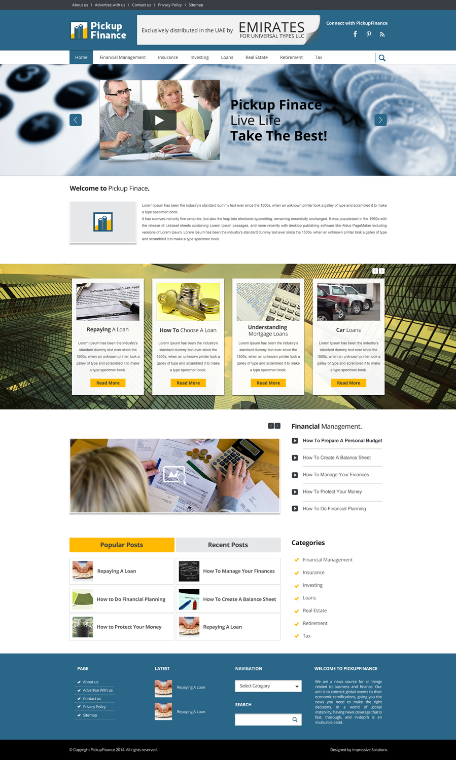 Wordpress Design by Impressive Sol for Smartidea | Design #4435257