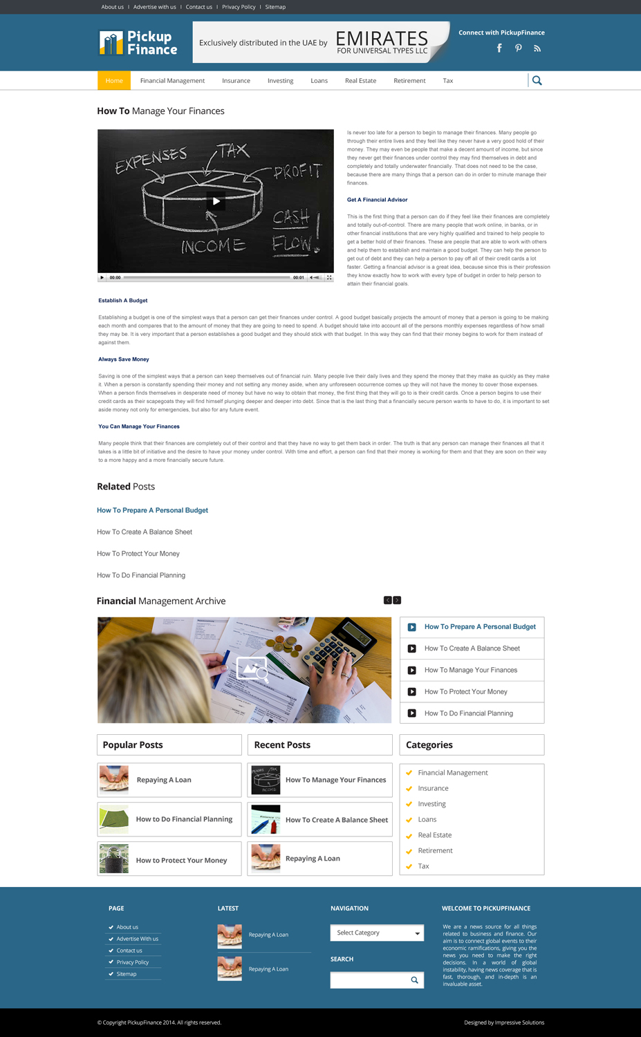 Diseño Wordpress por Impressive Solutions para Smartidea | Diseño #4473738