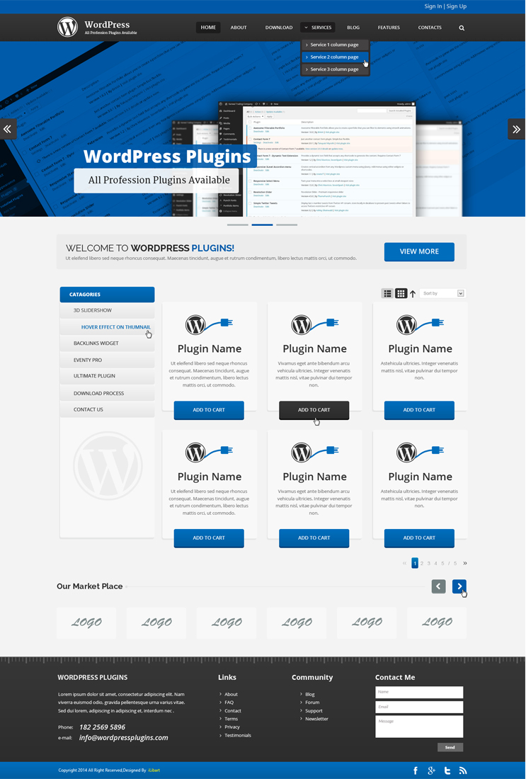 Wordpress Design by iLibart for Smartidea | Design #4440434