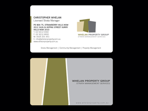 Business Card Design by Priyo Subarkah for Whelan Property Group | Design: #187961