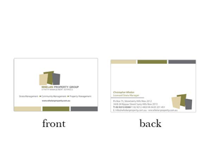 Business Card Design by Design by Belinda Gillies for Whelan Property Group | Design: #196959