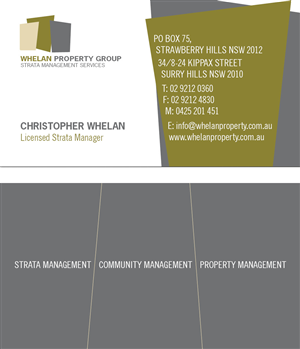 Business Card Design by Graphic Design By Amanda