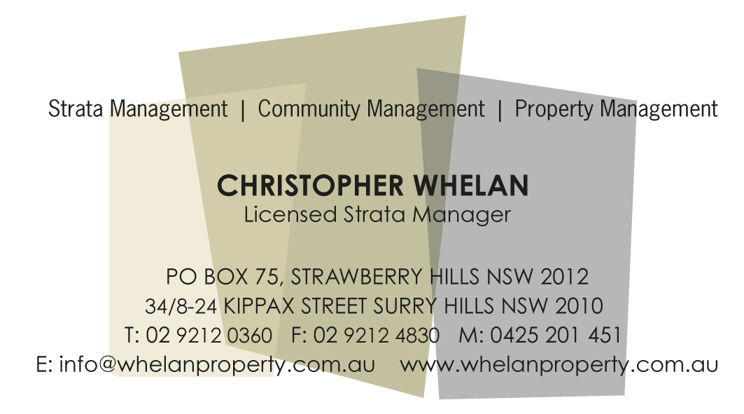 Business Card Design by Hold That Thought Designs for Whelan Property Group | Design #188387