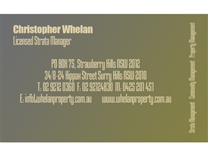 Business Card Design by jag_3_2_3