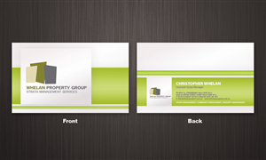 Business Card Design by Reenoir_des for Whelan Property Group | Design: #193223