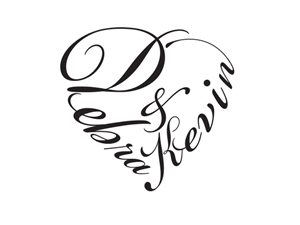 Engaged couple require heart shaped logo | Graphic Design by Grace A