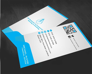 Business Card Design by AwsomeD for GP Domestic Commercial Heating Plumbing | Design: #4396436