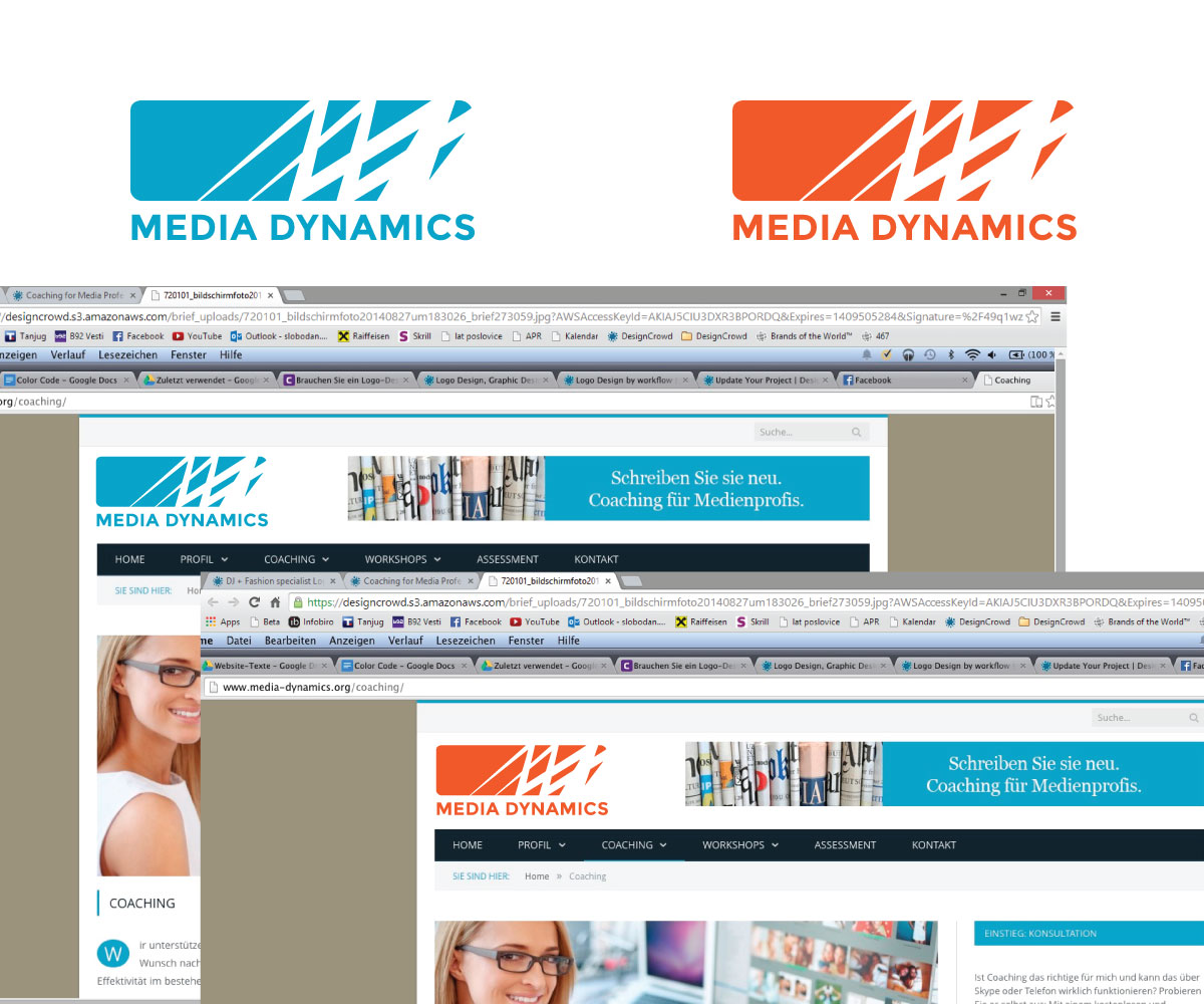 Logo-Design von Slobodan Cagic für Media Dynamics GmbH | Design #4411361