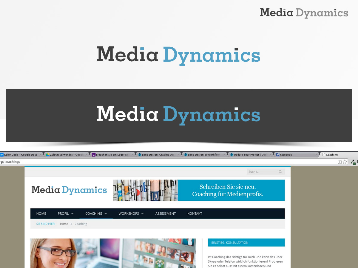 Logo-Design von hesanhasan für Media Dynamics GmbH | Design #4399447