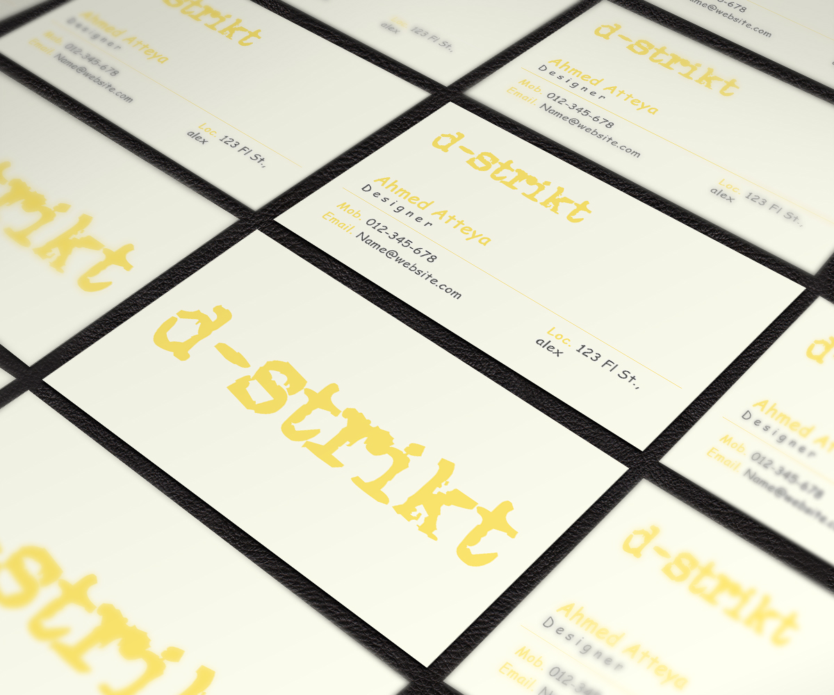 Diseño de Tarjeta de Presentación por a7mddz para este proyecto | Diseño: #4437069