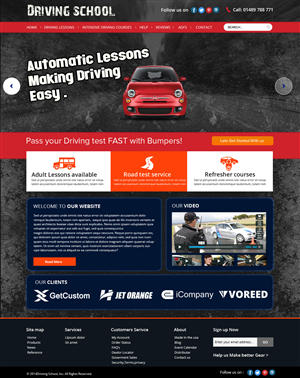 Wordpress Design by OM for David Poole And Associates | Design: #4405000