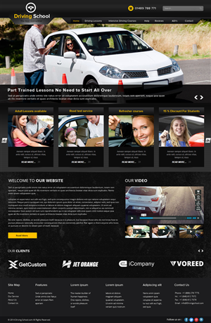 Wordpress Design by OM for David Poole And Associates | Design: #4405028