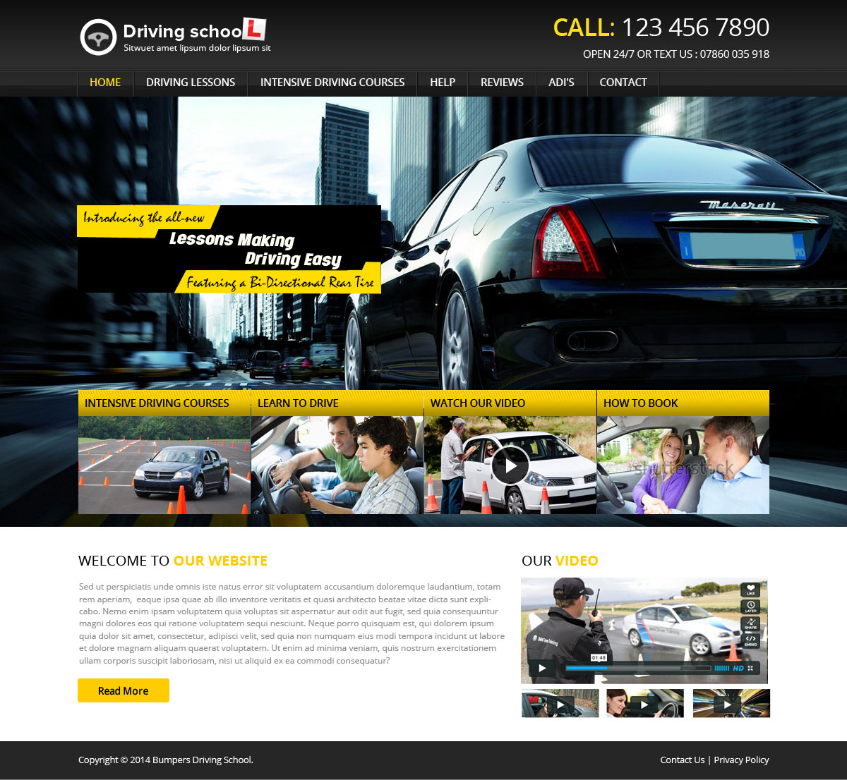 Wordpress Design by OM for David Poole And Associates | Design #4421630