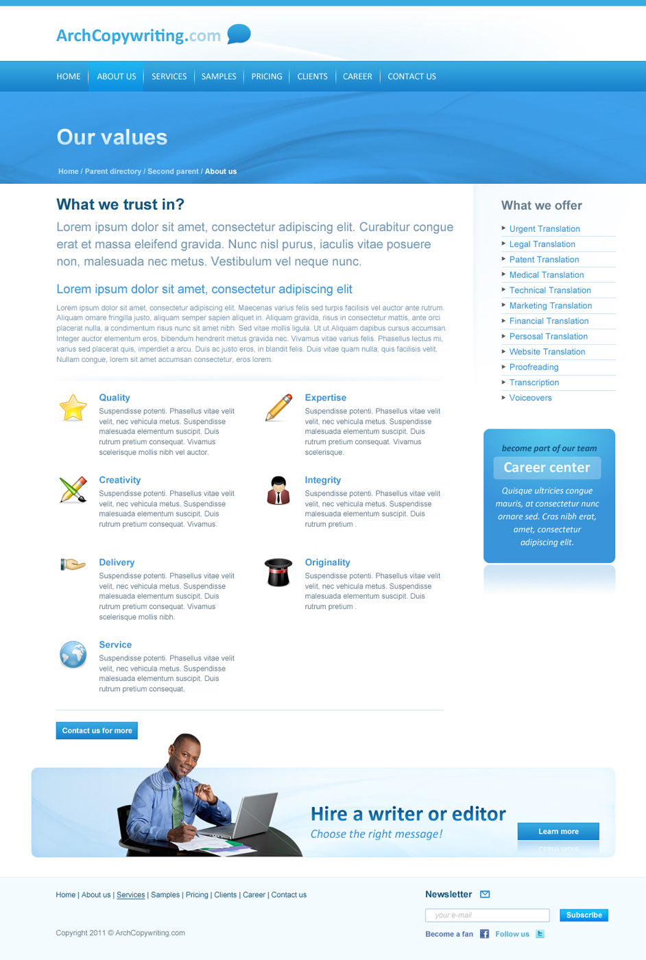 Web-Design von P B  für dieses Projekt | Design #201042