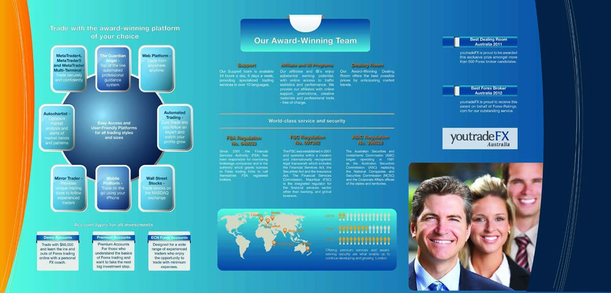 Brochure Design by AHGlobaldesign for You Trade FX | Design #1277103