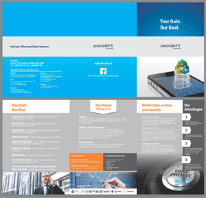 Brochure Design by barinix for You Trade FX | Design #1271186