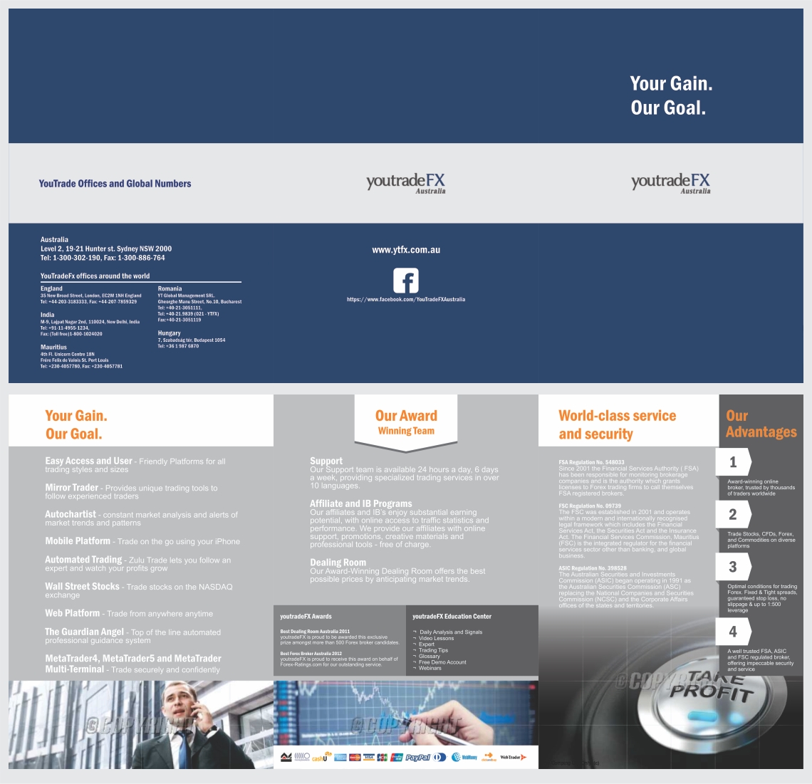 Brochure Design by barinix for You Trade FX | Design #1275629