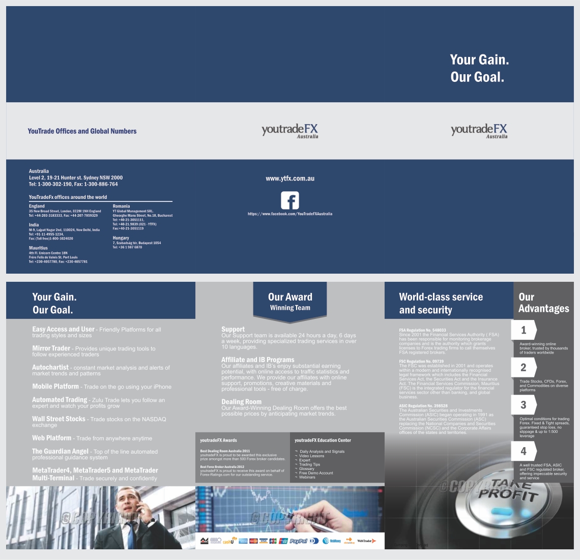 Brochure Design by barinix for You Trade FX | Design #1275696