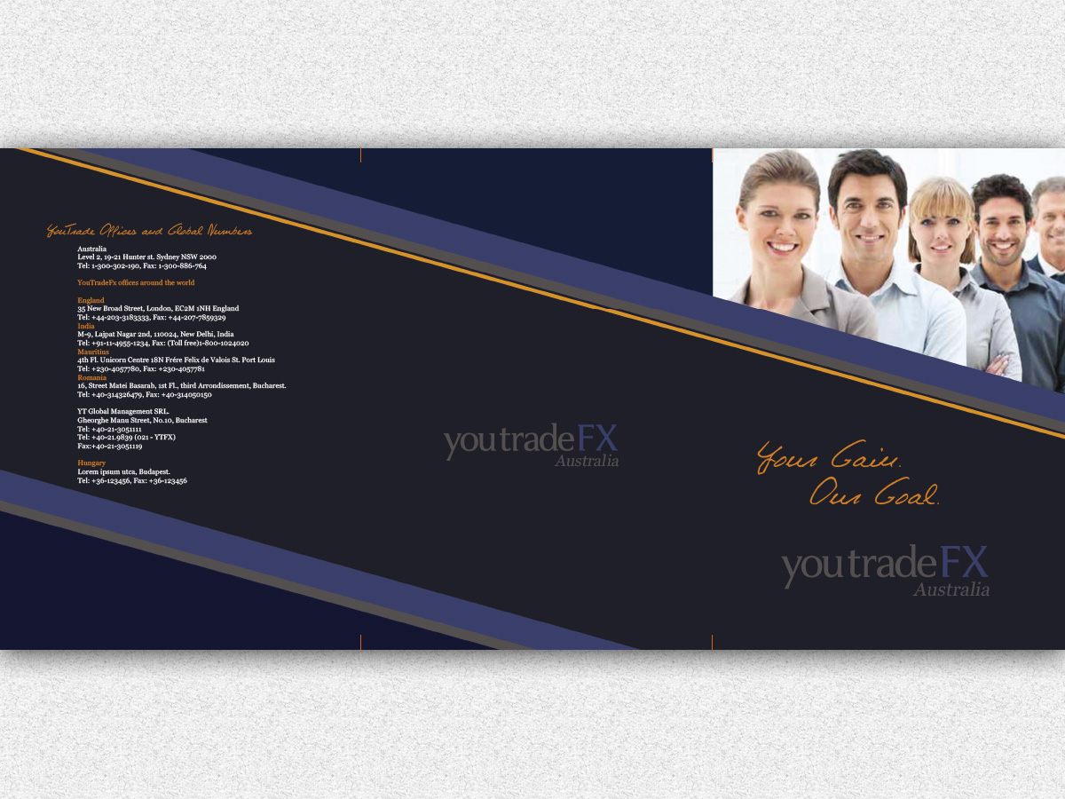 Brochure Design by Ivansan for You Trade FX | Design #1261849