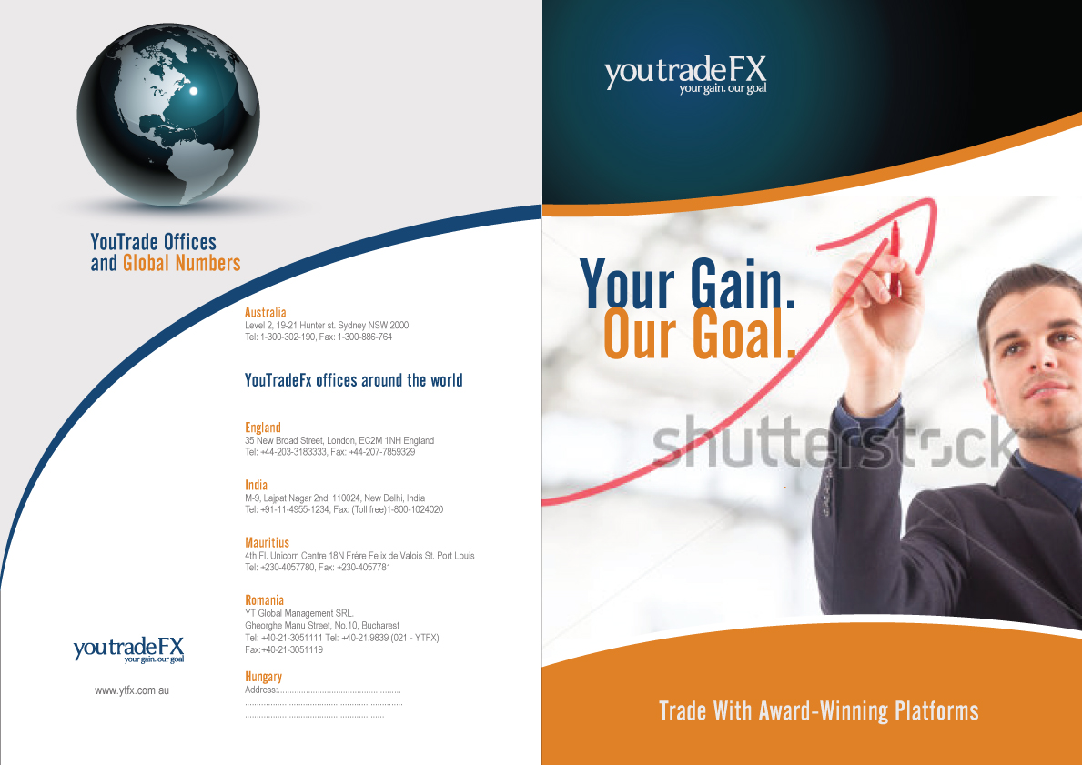 Brochure Design by pivotaldesign.biz for You Trade FX | Design #1259204