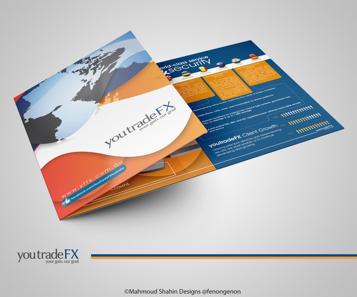Brochure Design by Mahmoud Shahin for You Trade FX | Design #1259715