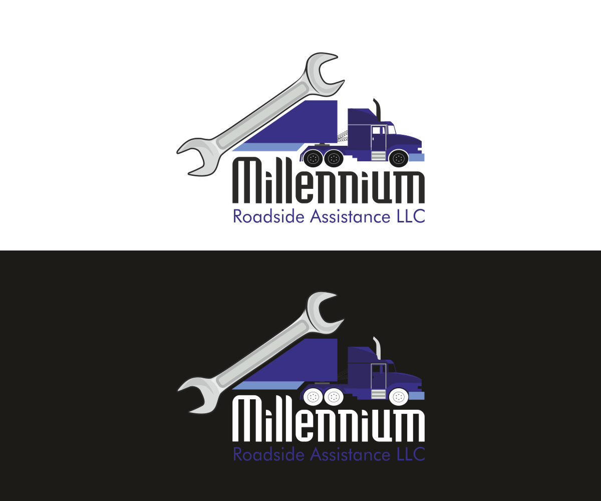 Logo Design by Creative Bros for Millennium Roadside Assistance LLC | Design #4414388