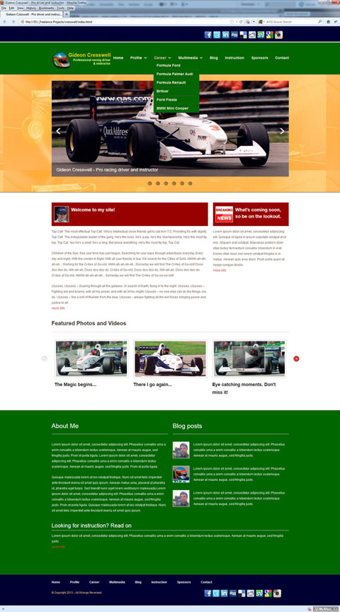 Web Design by Netshadow for Haunted Fish Tank Ltd | Design #1334468