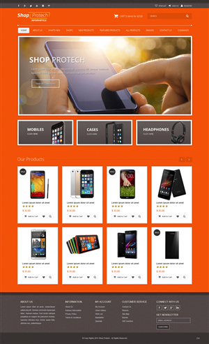 Web Design by pb for this project | Design: #6055374