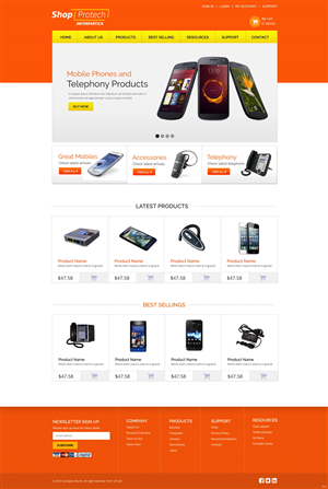 Web Design by pb for this project | Design: #6055380