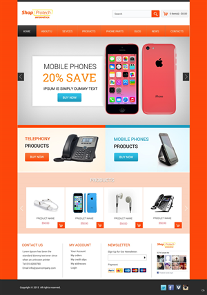 Web Design by pb for this project | Design: #6055384