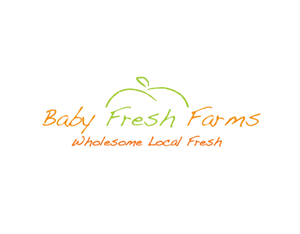 Logo Design by Hiccups Design for Baby Fresh Farms | Design: #192822